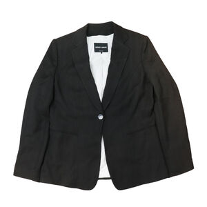 Giorgio Armani Womens Black Blazer Size 44